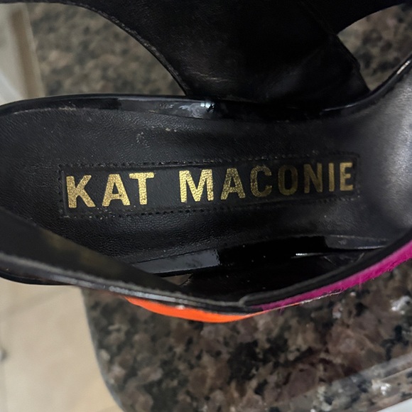 Colorful Women's Block Heel Sandals - Picture 3 of 6